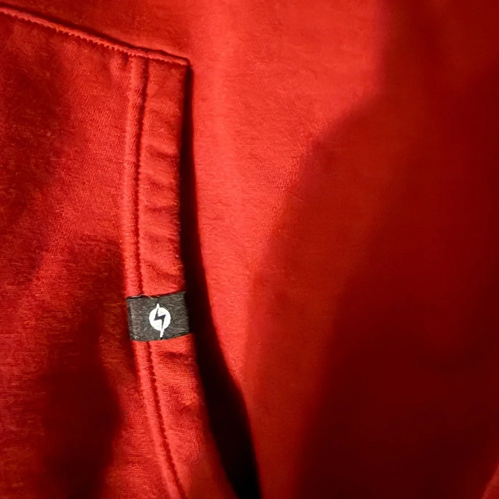POPFLEX Deep Red Hoodie - Picture 3 of 5